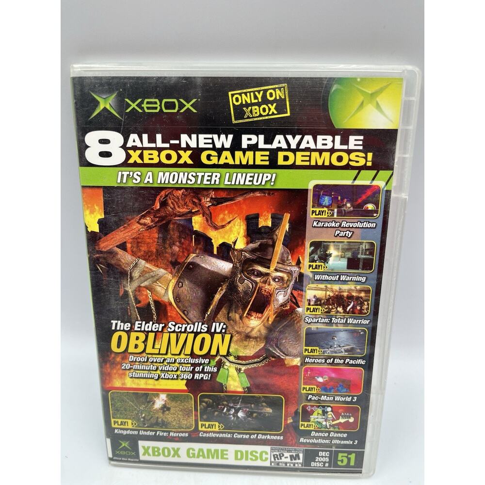 Official Xbox Magazine Xbox Demo Disc December 2005 #51 Castlevania